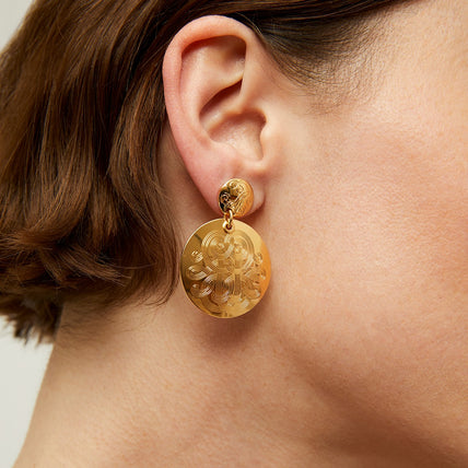Pendientes Diva « small size » dorados