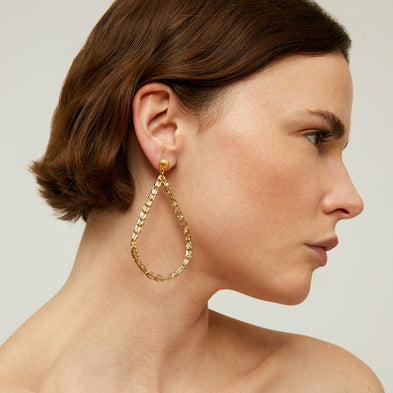 Boucles d'oreilles Bibi Liane dorées