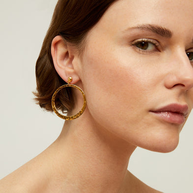 Mimi small gold-tone earrings