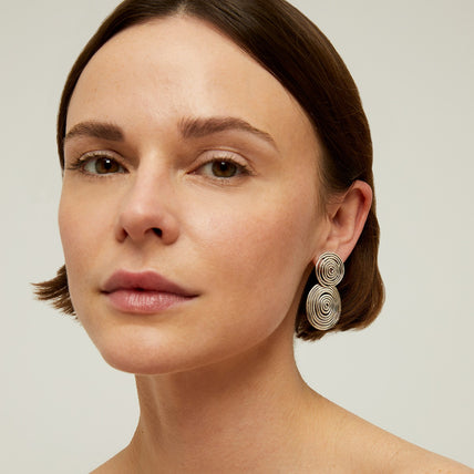 Pendientes Wave « small size » en plata