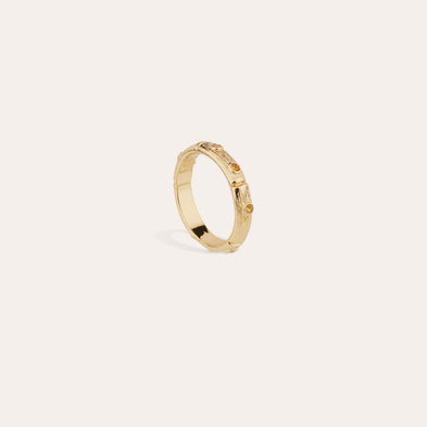 Bague Bambini strass dorée