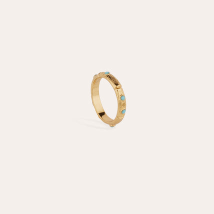 Bague Bambini strass dorée