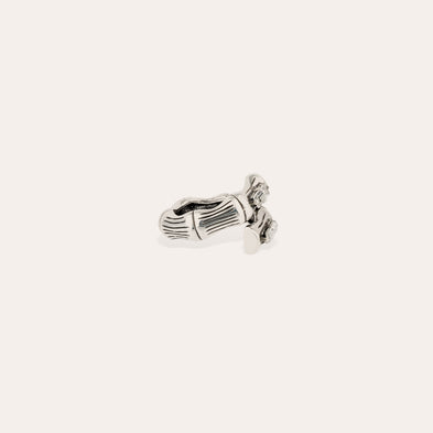 Bambou Liane silver-tone crystal ring