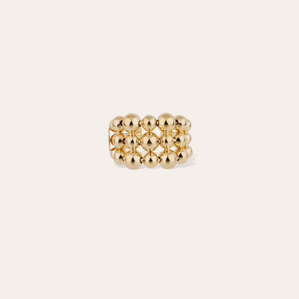 Anillo Multiperla dorado
