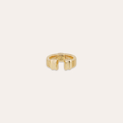 Strada gold bangle ring
