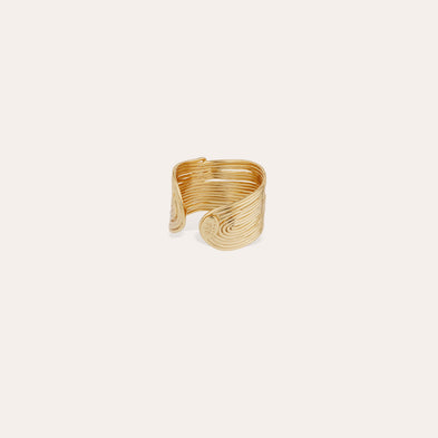 Bague Wave dorée