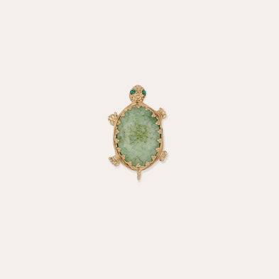 Broche Tortue dorée