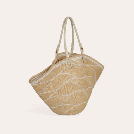 Sac panier Les Salins raphia