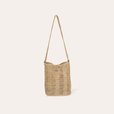 Sac seau Les Palmiers raphia