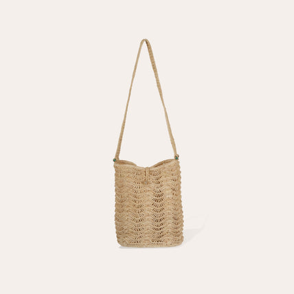 Sac seau Les Palmiers raphia