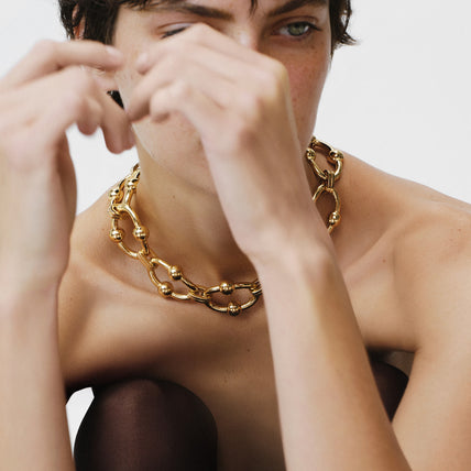 Collier Rivage très grand modèle doré