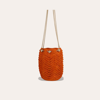 Soul Palmiers drawstring bag - Orange
