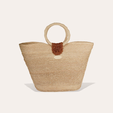 Sac panier Ponche raphia