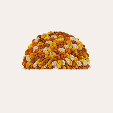 Sun Sirena raffia clutch bag