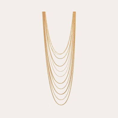 Romeo Gold Long Necklace