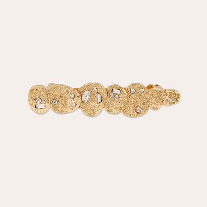 Barrette Eclipse strass dorée
