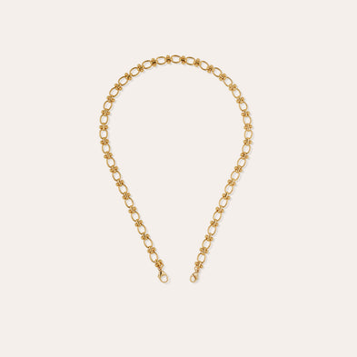 Chaîne collier Billy dorée - à personnaliser