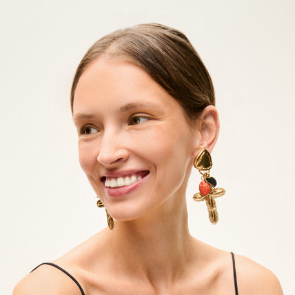 Boucles d'oreilles Suerte charms