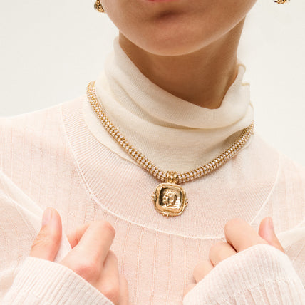 Bellina Romana Rhinestone Necklace