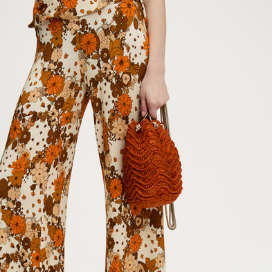 Soul Palmiers drawstring bag - Orange