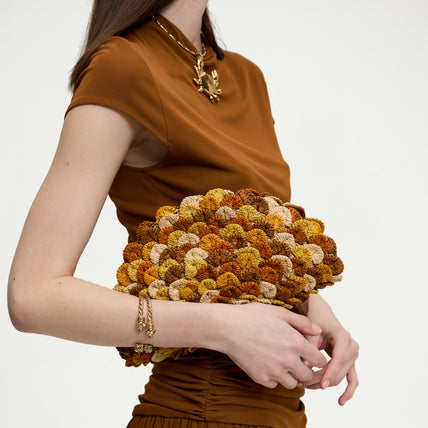 Sac pochette Sun Sirena raphia