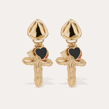 Boucles d'oreilles Suerte charms