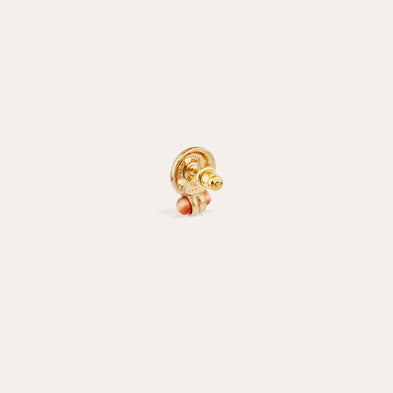 Boucles d'oreilles puces Amarante mini