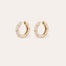 Boucles d'oreilles Bambou mini émail