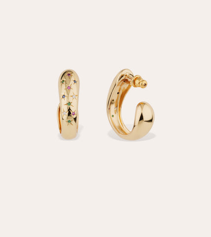 Orecchini Saint Germain Comète con strass