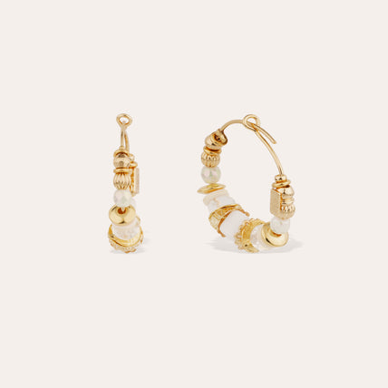 Pendientes de aro Aloha mini