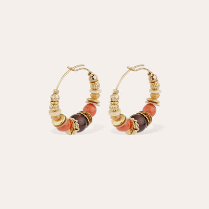 Aloha Mini Earrings - Tiger's Eye