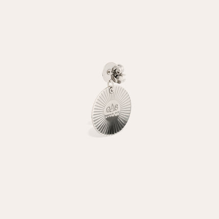 Boucles d'oreilles Diva petit modèle argentées