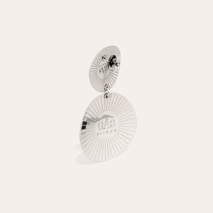 Boucles d'oreilles Diva Nuage argentées