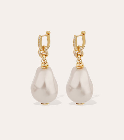 Boucles d'oreilles Miwa grand modèle dorées