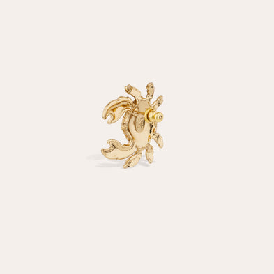 Boucles d'oreilles Krabe strass mini