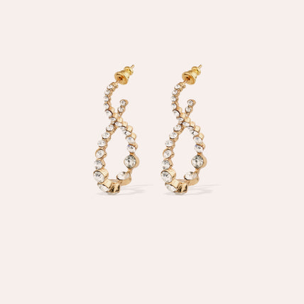 Loop Rhinestone Earrings