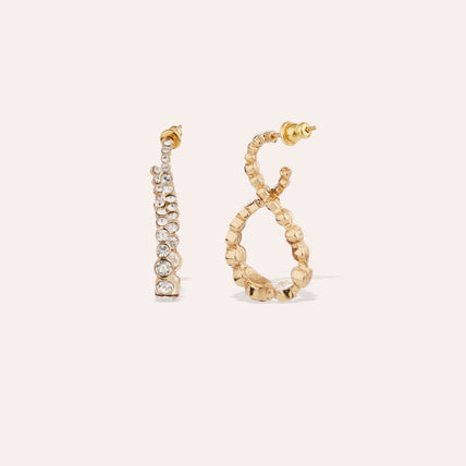 Loop Rhinestone Earrings