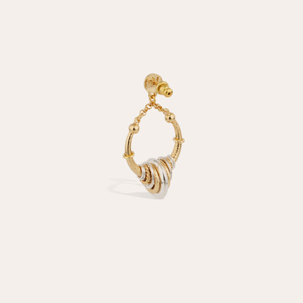 Two-tone Maranzana mini earrings