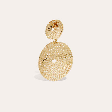 Boucles d'oreilles Onde Lucky dorées
