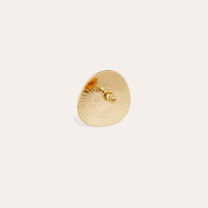 Boucles d'oreilles puces Diva petit modèle dorées