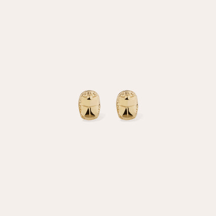 Scaramouche Gold-Plated Stud Earrings