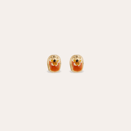 stud earrings enamel stud earrings