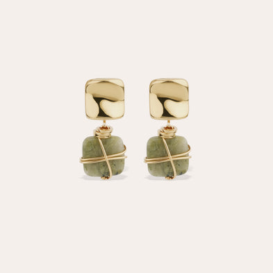 Rainbow Square Earrings (Small) - Véssonite