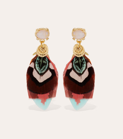 Boucles d'oreilles Sao dorées