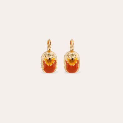 Boucles d'oreilles Scaramouche émail