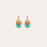 Boucles d'oreilles Scaramouche émail