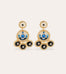Boucles d'oreilles Sequin deux rangs