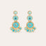 Boucles d'oreilles Sequin triple