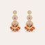Boucles d'oreilles sequin triple