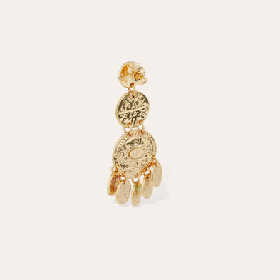 Boucles d'oreilles sequin triple